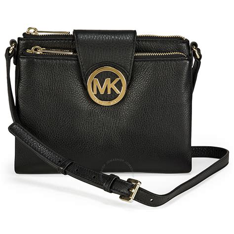 black crossbody purse michael kors|michael kors black quilted handbags.